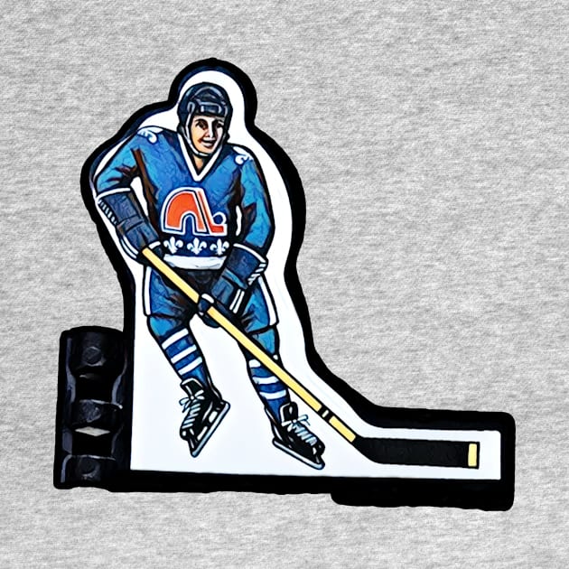 Coleco Table Hockey Players - Quebec Nordiques by mafmove